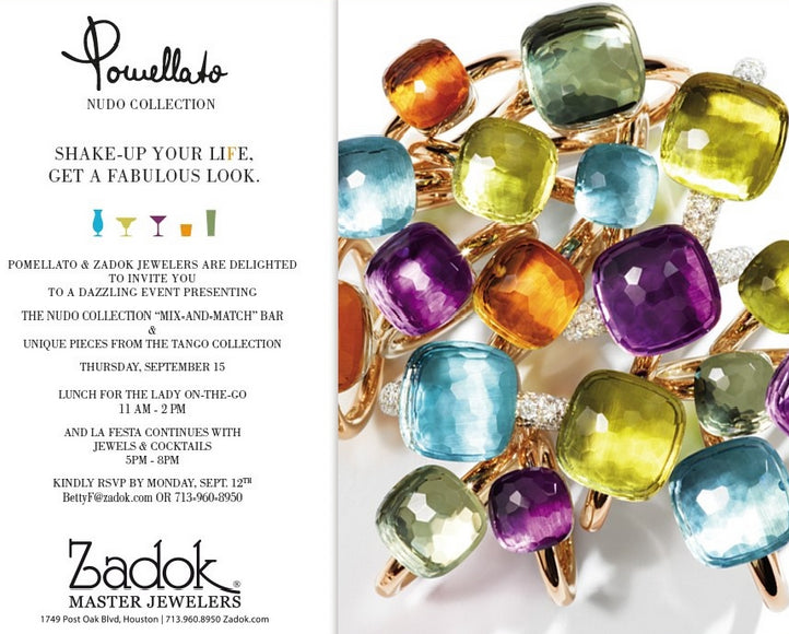 Pomellato Jewelry Trunk Show Featuring the Nudo & Tango Collections